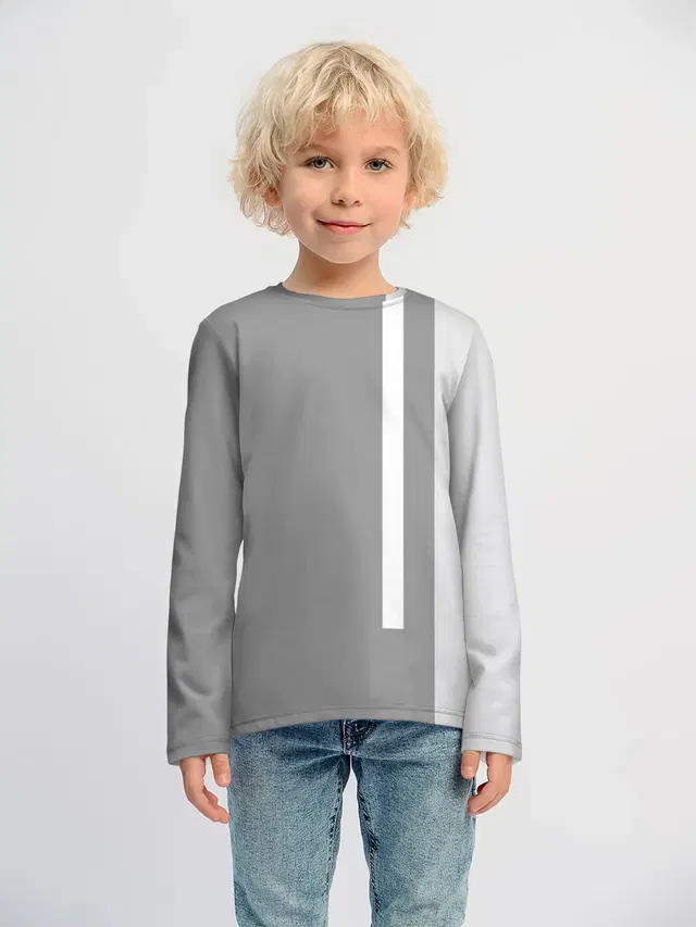 White Grey Stripes