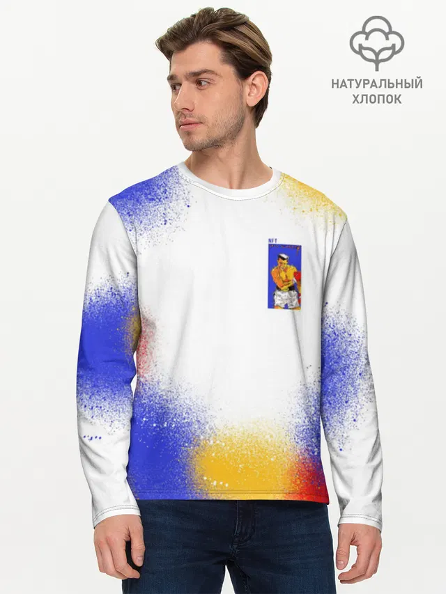 Лонгслив мужской из хлопка