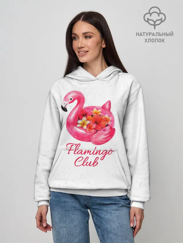 Розовый фламинго