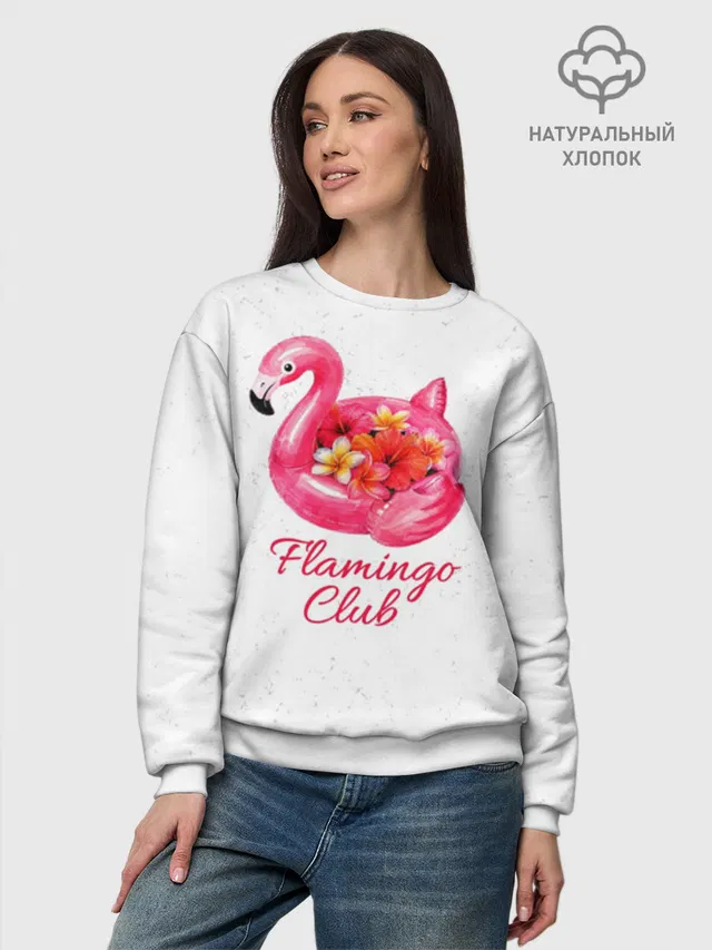 Розовый фламинго