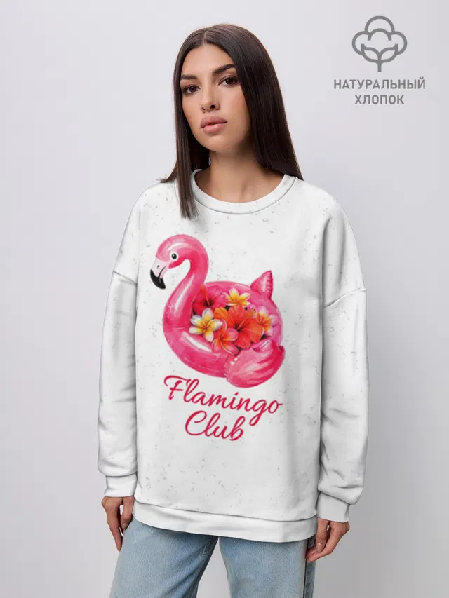 Розовый фламинго