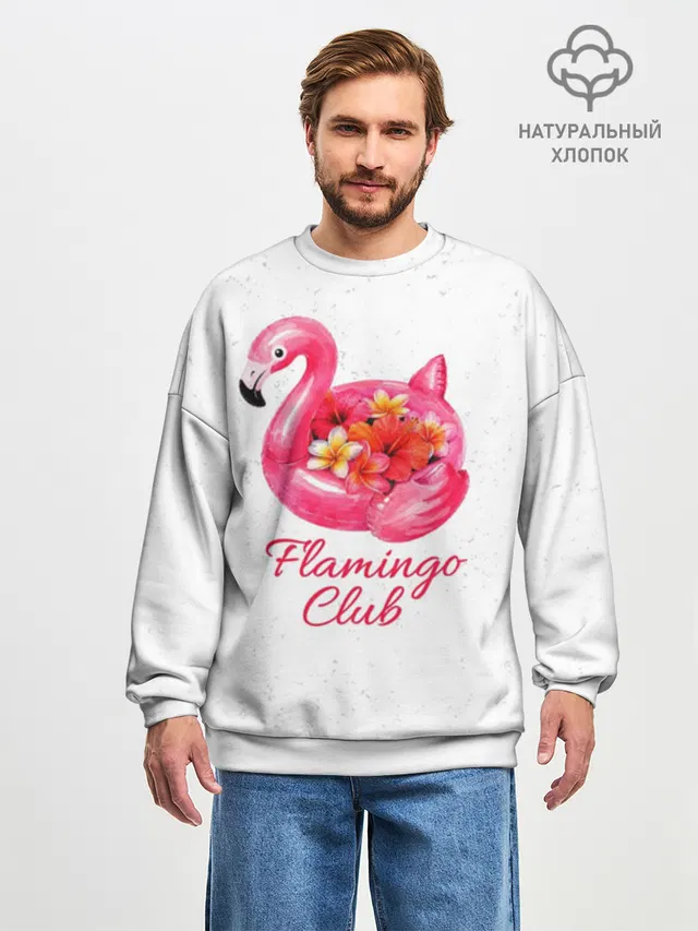 Розовый фламинго