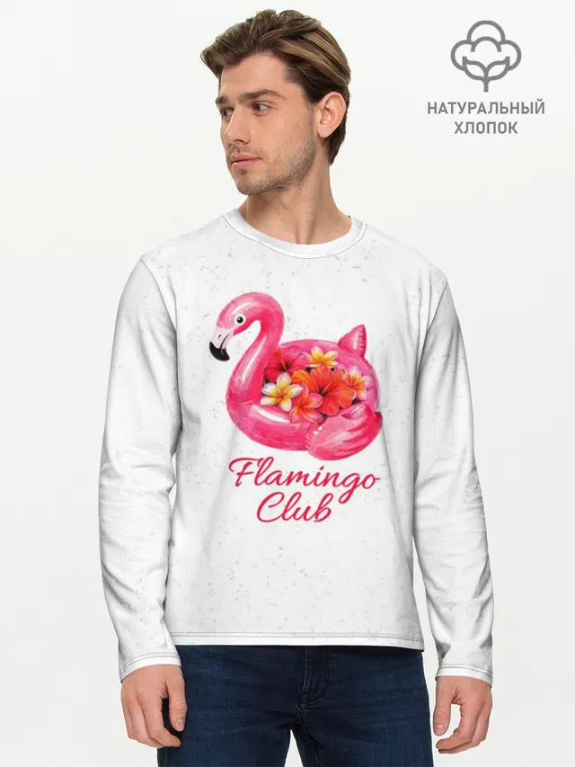 Розовый фламинго