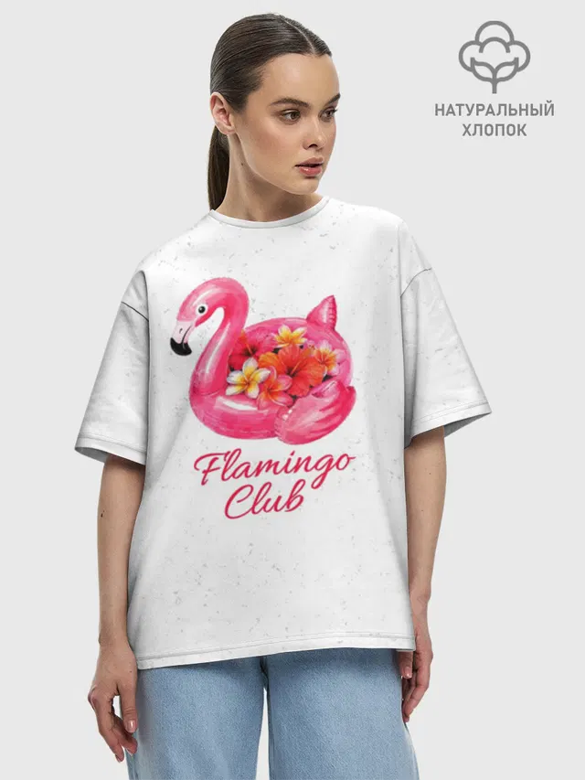 Розовый фламинго