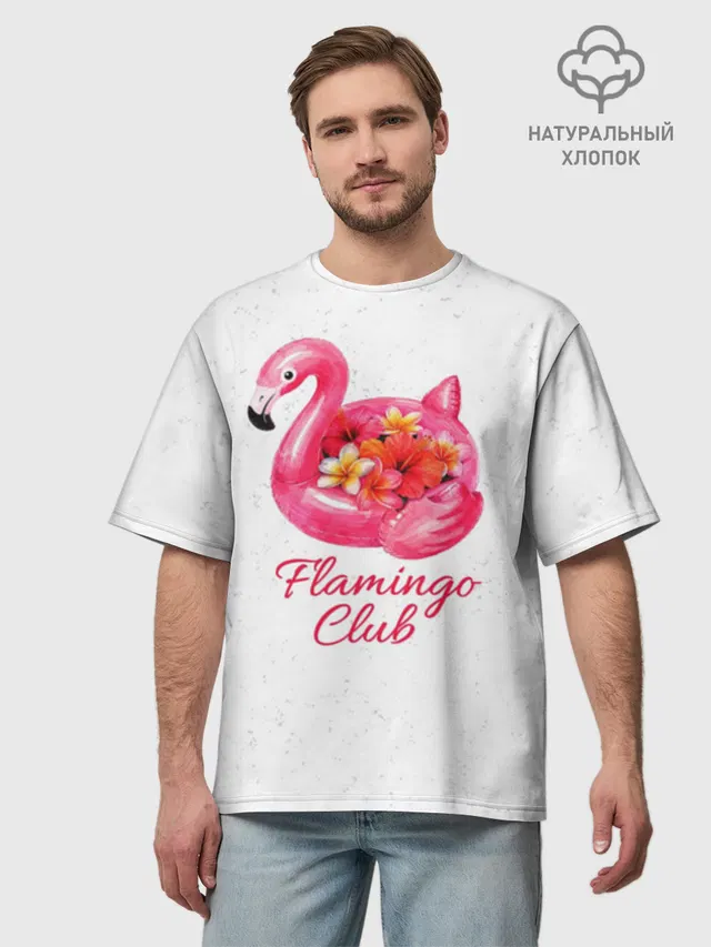 Розовый фламинго
