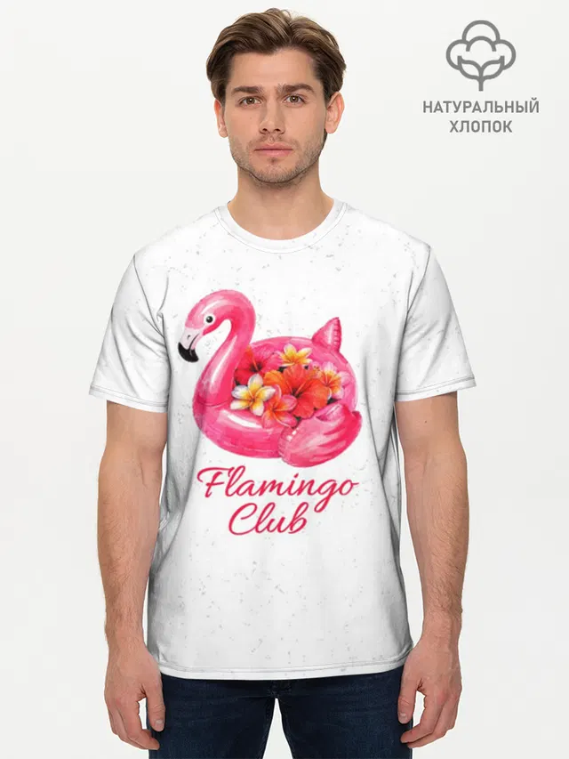 Розовый фламинго