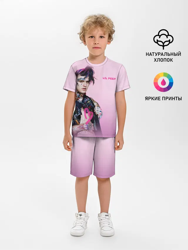 Детская пижама с шортами с принтом «Lil Peep — Little Prince»