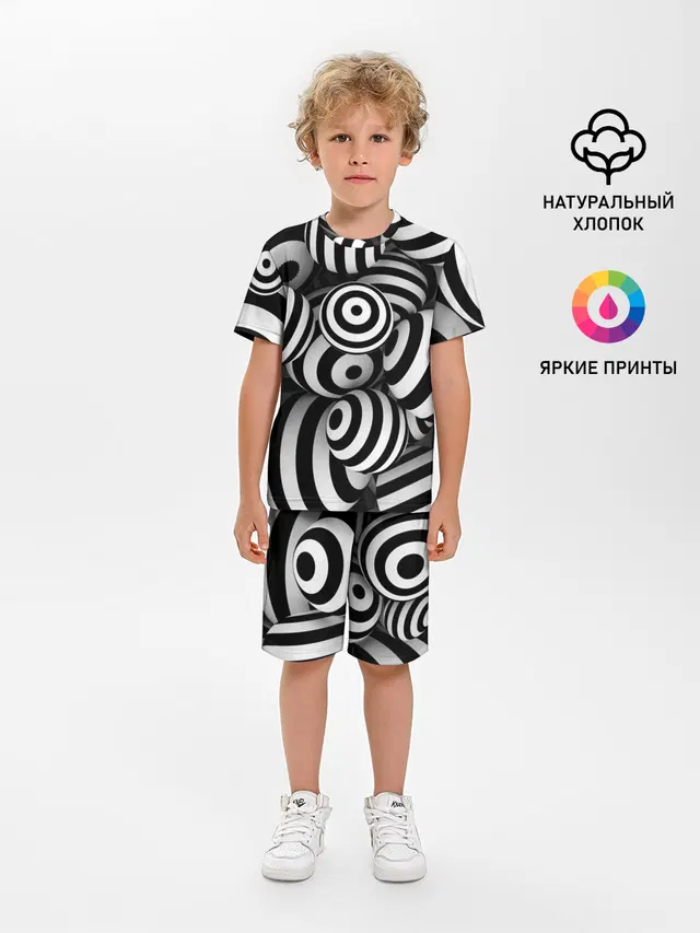 Полосатые 3D круги