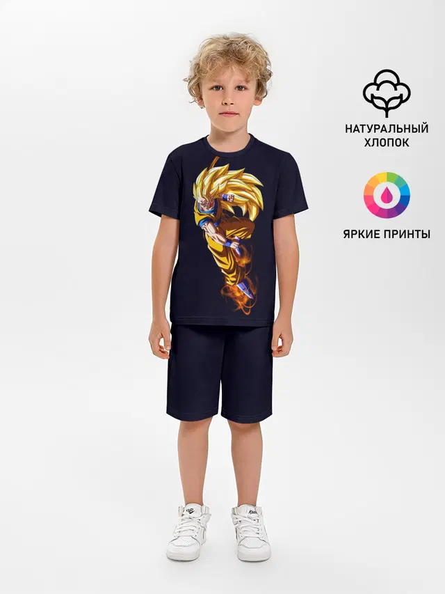 Детская пижама с шортами с принтом «Dragon ball — Шар Дракона»