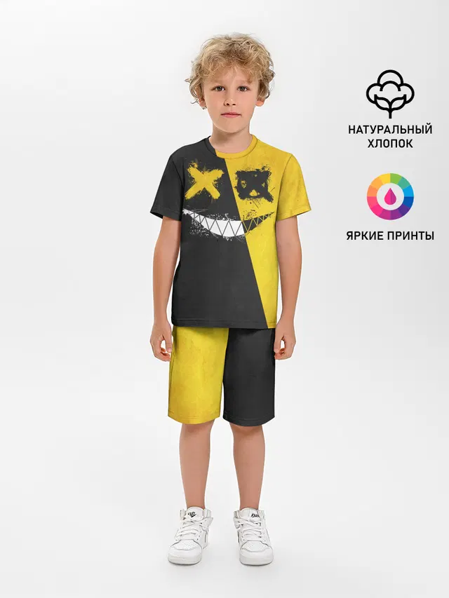 Yellow and Black Emoji