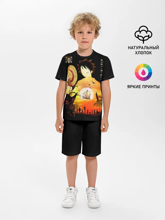 Силуэт Луффи One piece