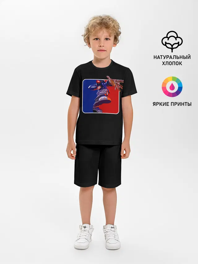 Детская пижама с шортами с принтом «Logo LB»