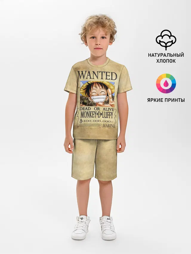 Манки Д. Луффи в розыске One Piece