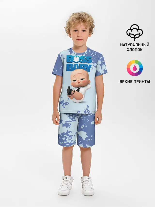 Детская пижама с шортами
