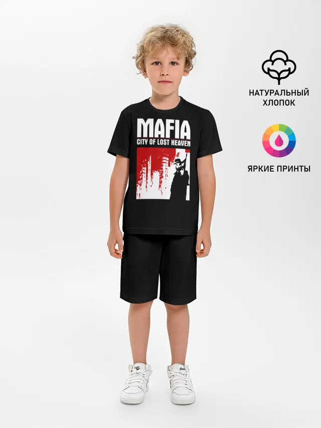 Детская пижама с шортами