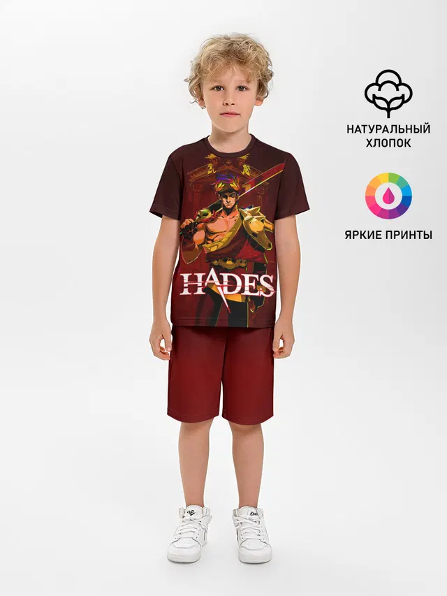 Детская пижама с шортами с принтом «Zagreus Hades»