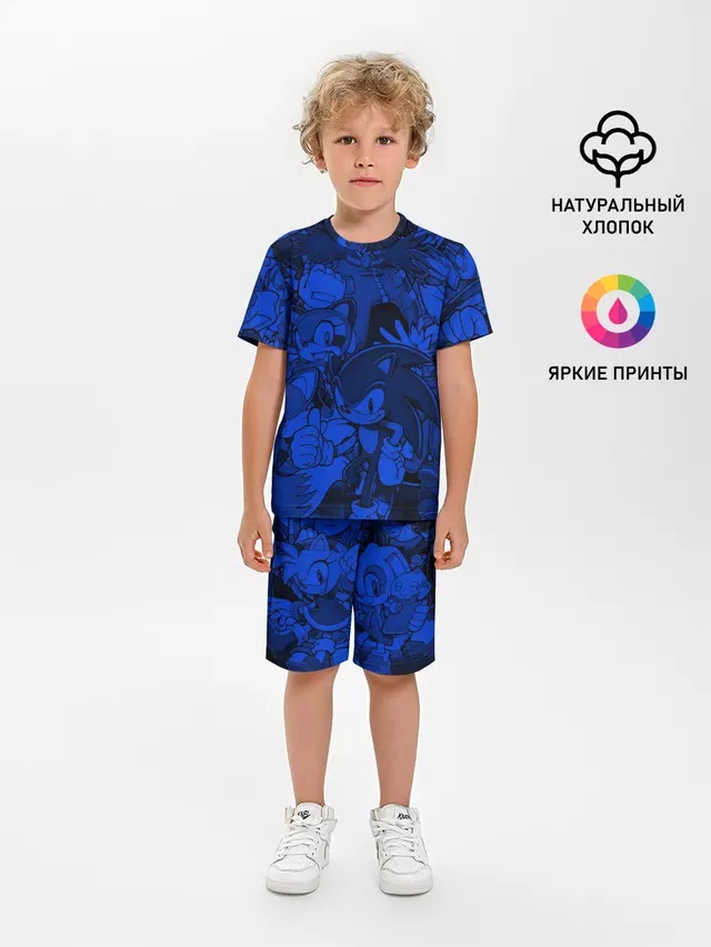 SONIC BLUE PATTERN | СИНИЙ ЁЖ