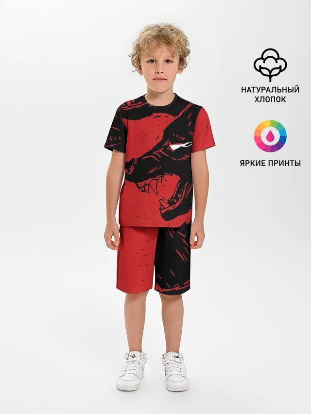 Красный волк 3D