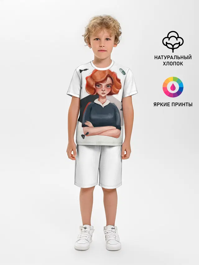 Детская пижама с шортами