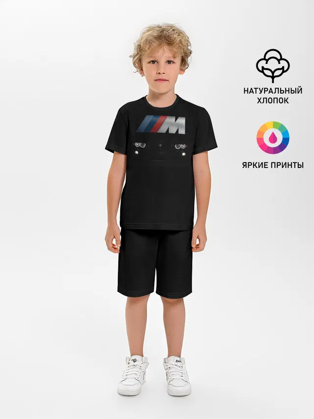 Детская пижама с шортами с принтом «BMW — BMW M»