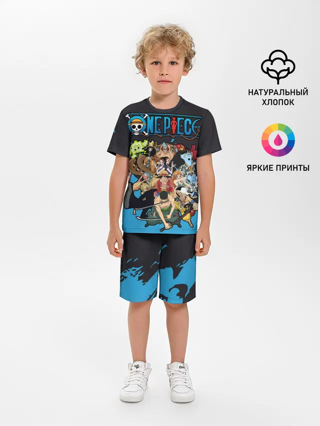One Piece синий всплеск