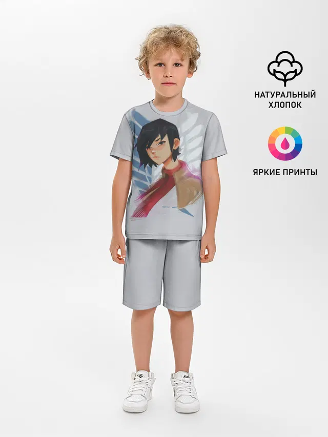 Logo and Mikasa