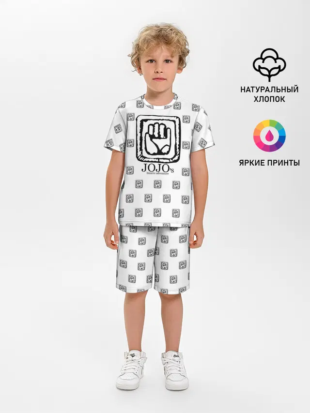 Лого джоджо белый