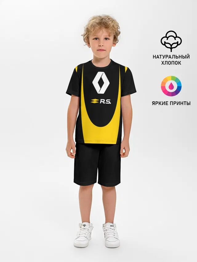 Детская пижама с шортами с принтом «Renault Sport»