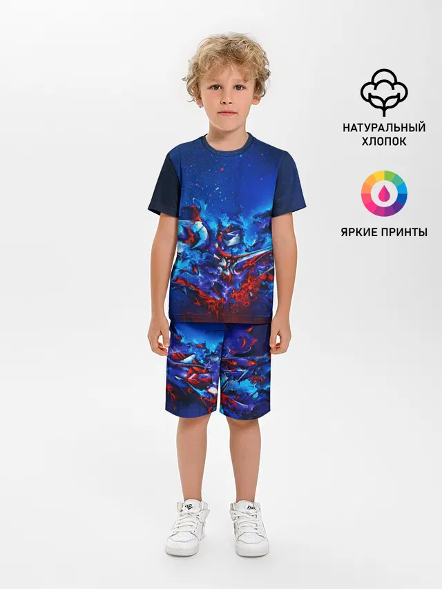 Детская пижама с шортами с принтом «Casual Color | Style»