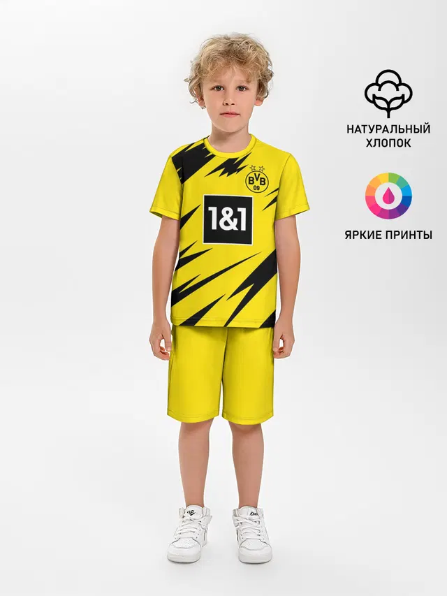 Детская пижама с шортами с принтом «Borussia — Reus Borussia Dortmund 20-21»