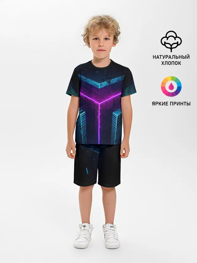 Неоновые грани 3D