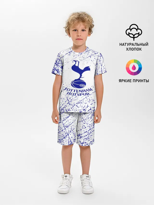Детская пижама с шортами с принтом «Tottenham»