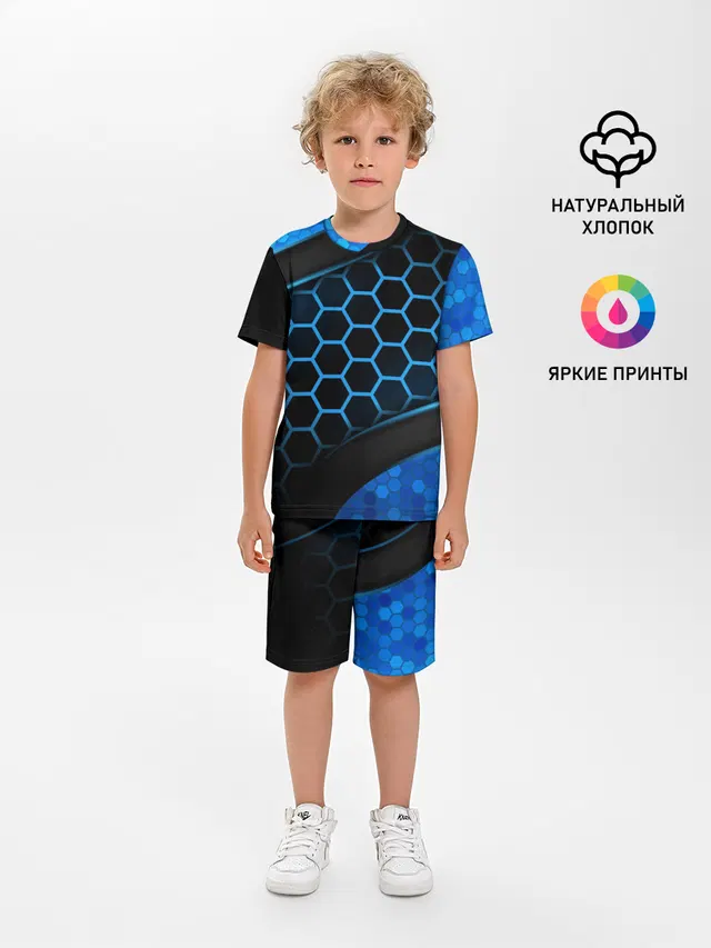 3D luxury blue 3Д СОТЫ и плиты