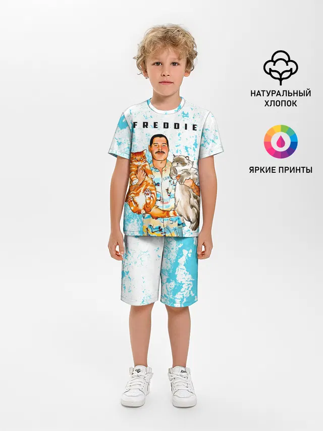 Детская пижама с шортами