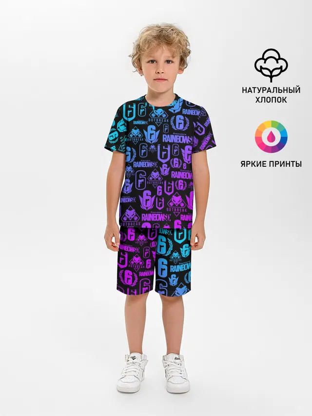 Детская пижама с шортами