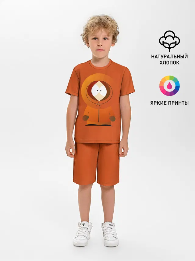 Детская пижама с шортами с принтом «Kenny McCormick — ЮЖНЫЙ ПАРК»