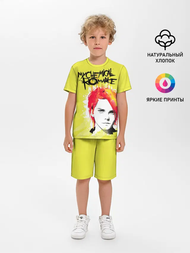 Детская пижама с шортами с принтом «My Chemical Romance»