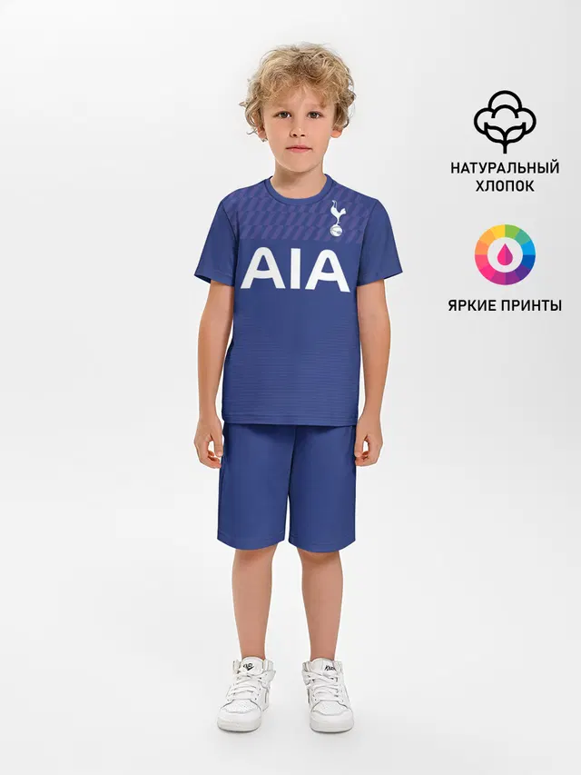 Детская пижама с шортами с принтом «Tottenham — Tottenham away 19-20»