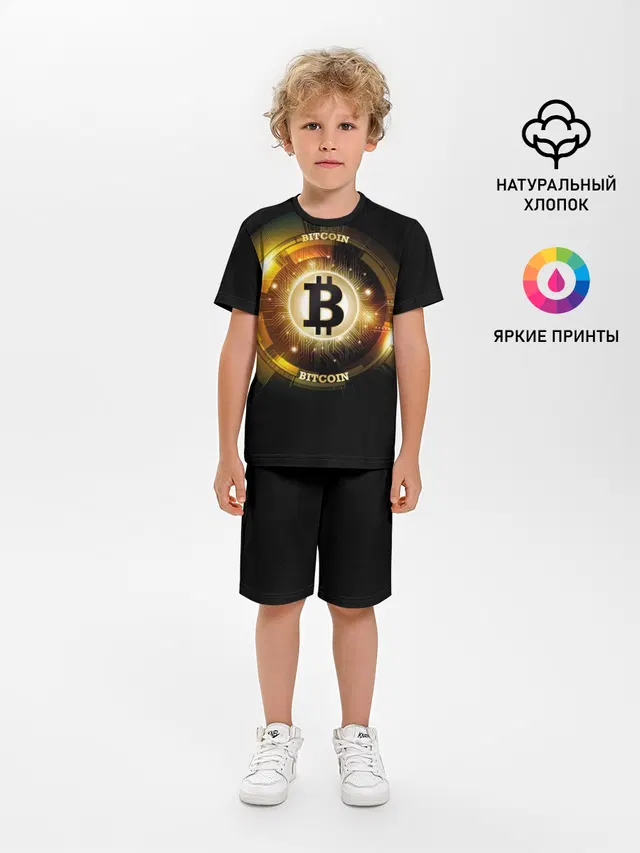 Золотой биткоин