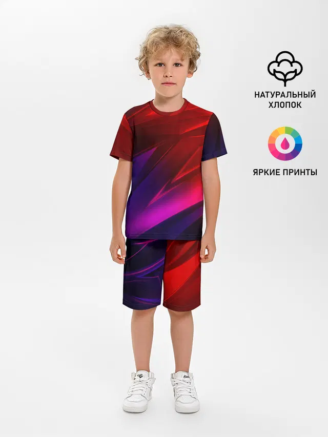 NEON GEOMETRY STRIPES