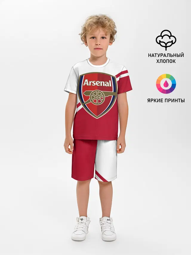Детская пижама с шортами с принтом «Arsenal — Arsenal FC»