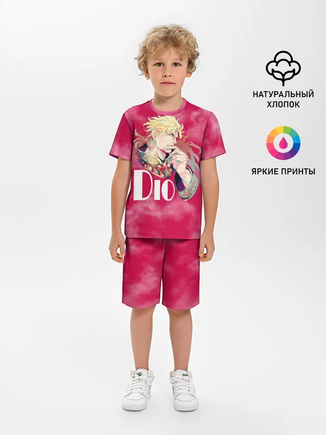 Детская пижама с шортами с принтом «Dio Brando»