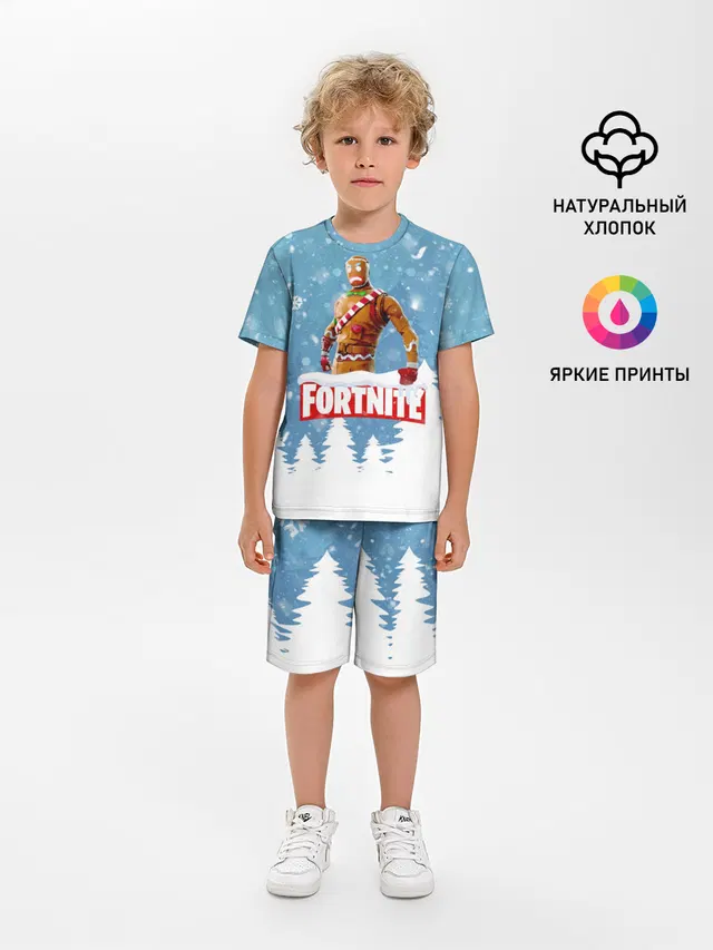 Детская пижама с шортами