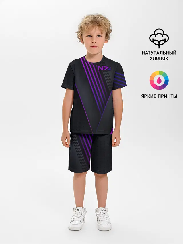 Детская пижама с шортами