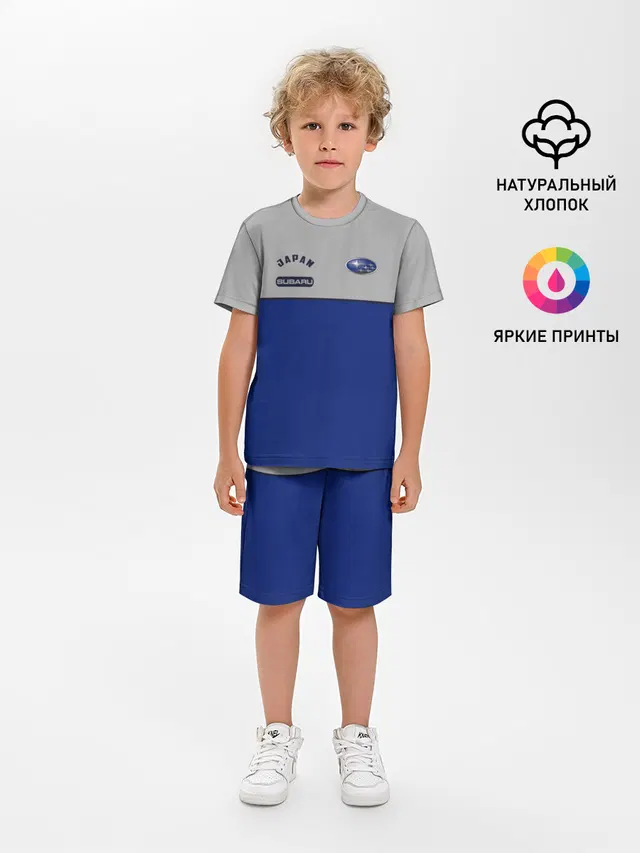 Детская пижама с шортами с принтом «Japan»