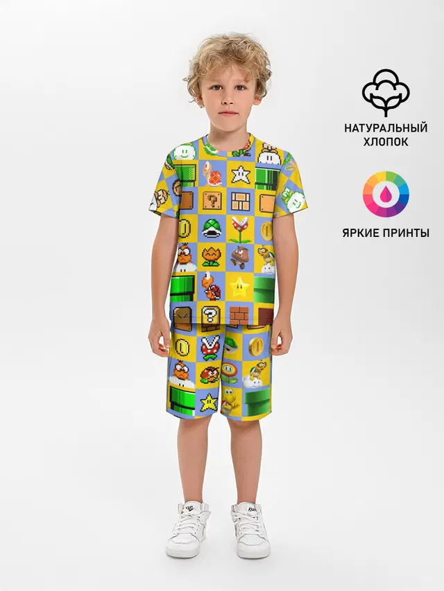 Детская пижама с шортами