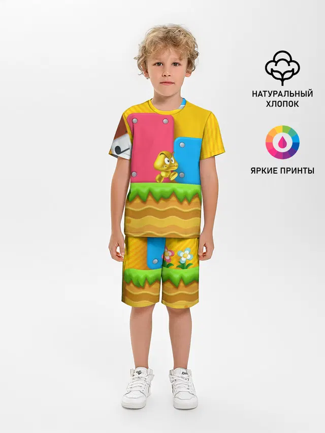 Детская пижама с шортами