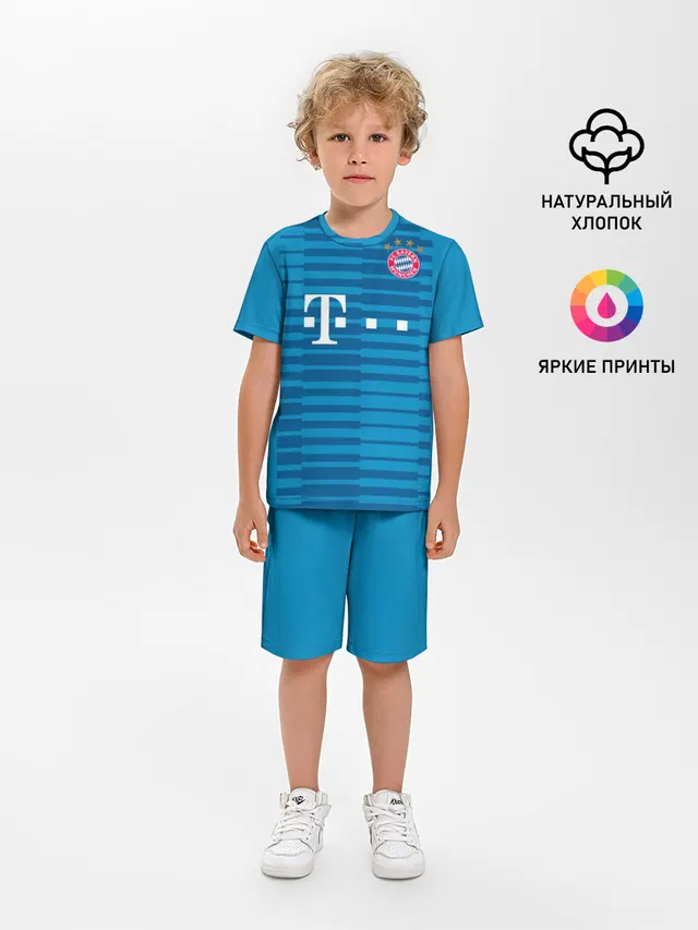Детская пижама с шортами с принтом «Bayern Munchen — Neuer home 18-19»