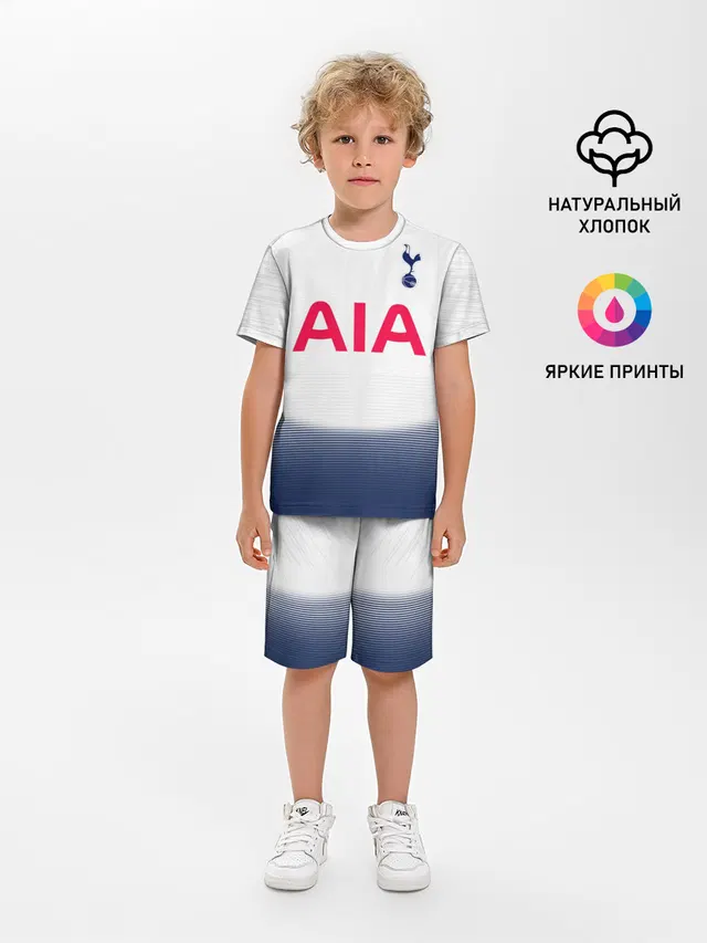 Детская пижама с шортами с принтом «Tottenham — Tottenham home 18-19»