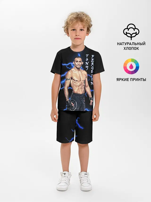 Детская пижама с шортами с принтом «MMA — TONY FERGUSON»